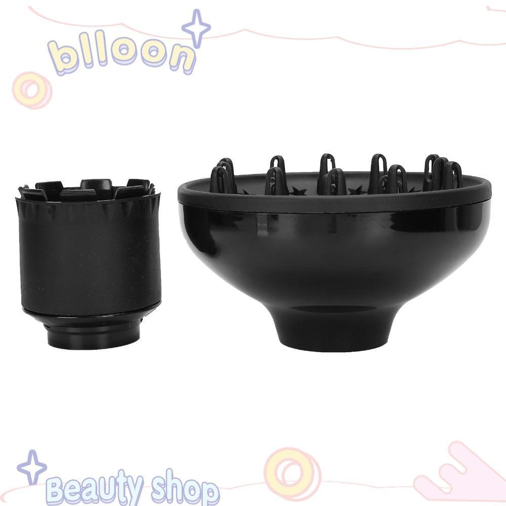Difusor De Secador De Cabelo BLLOON , Com Fluxo De Ar Ajustável De Cor Preta , Profissional