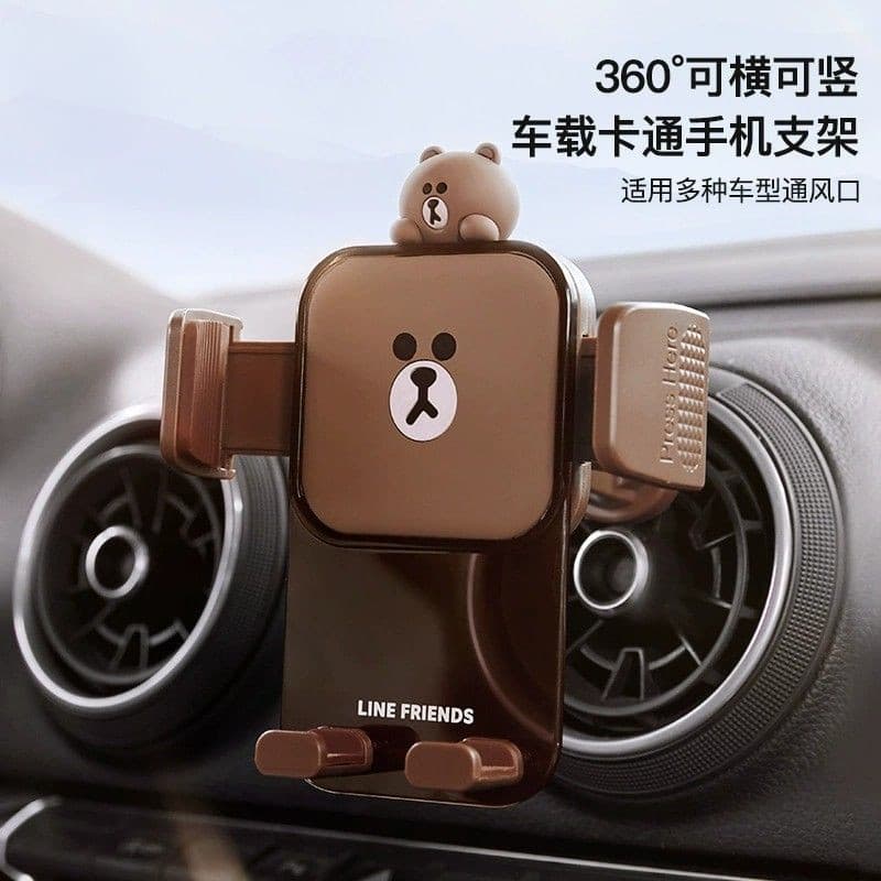 SGLink Linha Urso Marrom Suporte de Telefone para Carro Bonito Saída de Ar de Carro Suporte Especial de Navegação de Alt