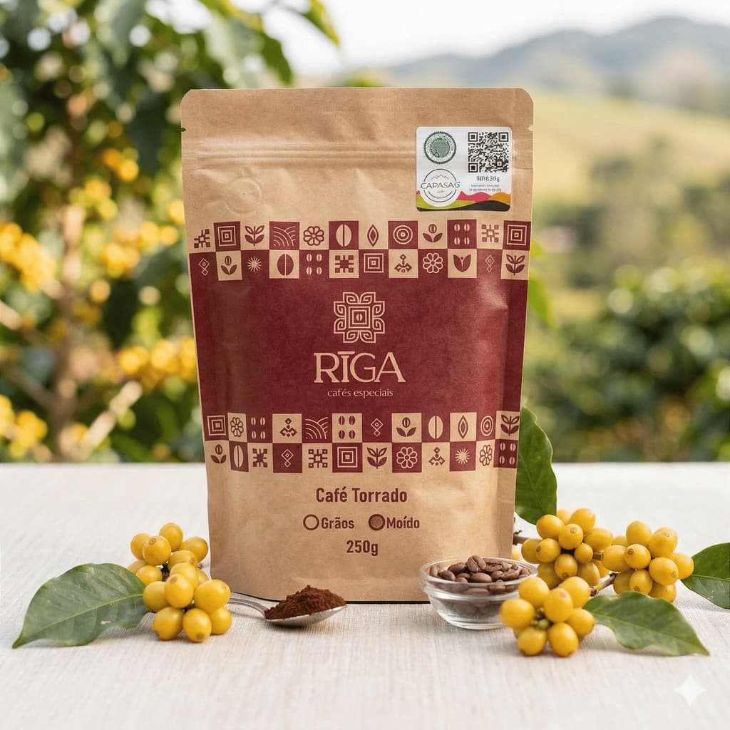 Café Riga Especial Frutas Amarelas - Grãos - Região do Caparaó