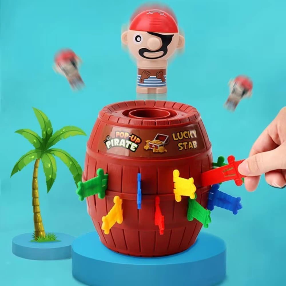 Engraçado Pirata Jogo De Tabuleiro Montessori Família Reunião Brinquedo Sorte Saltando Piratas Jogos Meninos E Meninas P