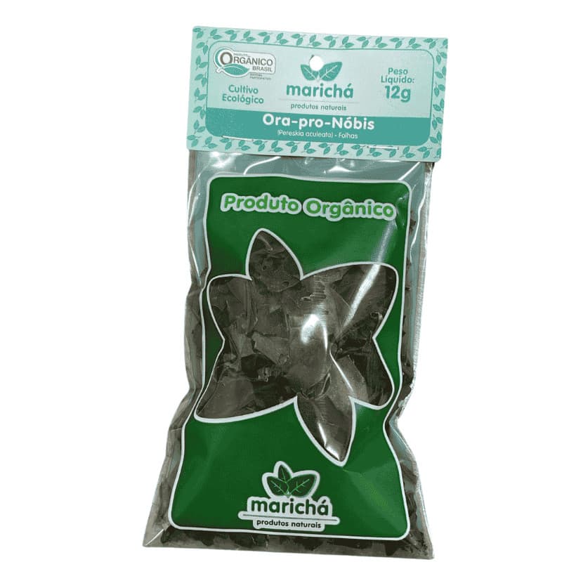 Chá orgânico: Ora pro nobis 12g