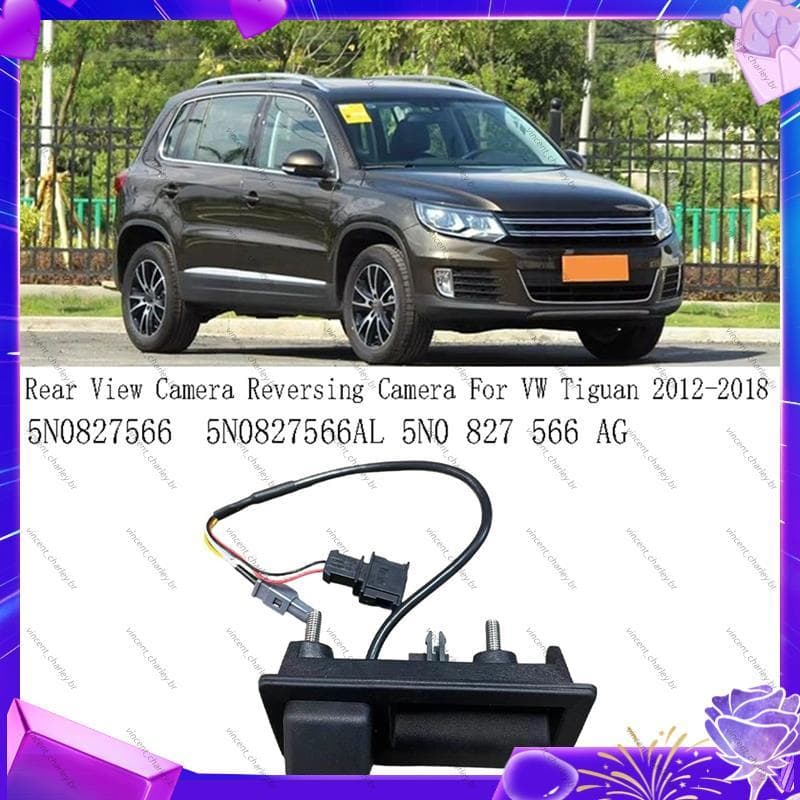 [vincent_c] 5N0827566 Câmera De Visão Traseira Do Carro Ré Backup 2012-2018 5N0827566AL 5N0 827 566