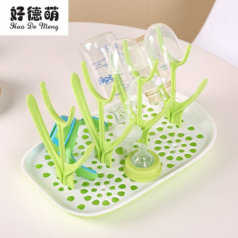 Bebê bebê Cactus garrafa de bebê rack de secagem multifuncional garrafa de bebê copo de água dreno rack destacável garra