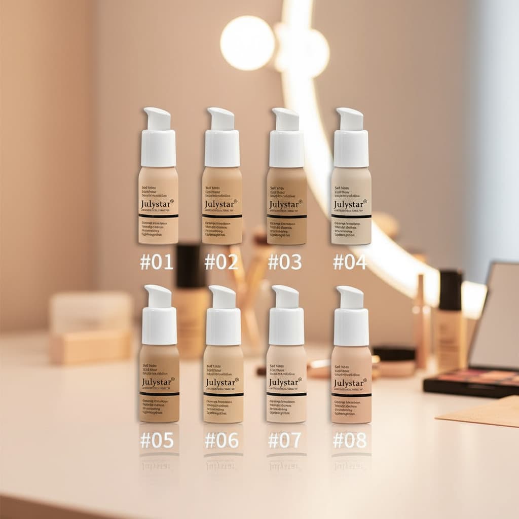 Base Líquida Natural De Longa Duração , 30ml , Cobertura De Maquiagem , Manchas , Facial Para Festa Diária
