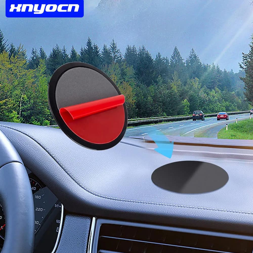 Almofada De Disco De Montagem De Painel Adesivo De 75 Mm Para Suporte De Tablet De Telefone De Carro Base De Ventosa Pla