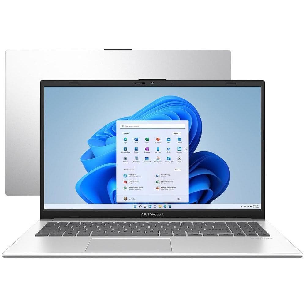 Notebook ASUS Vivobook Go 15 Intel Core i3 N305 8GB RAM SSD 256GB Full HD Windows 11 E1504GA-NJ434W