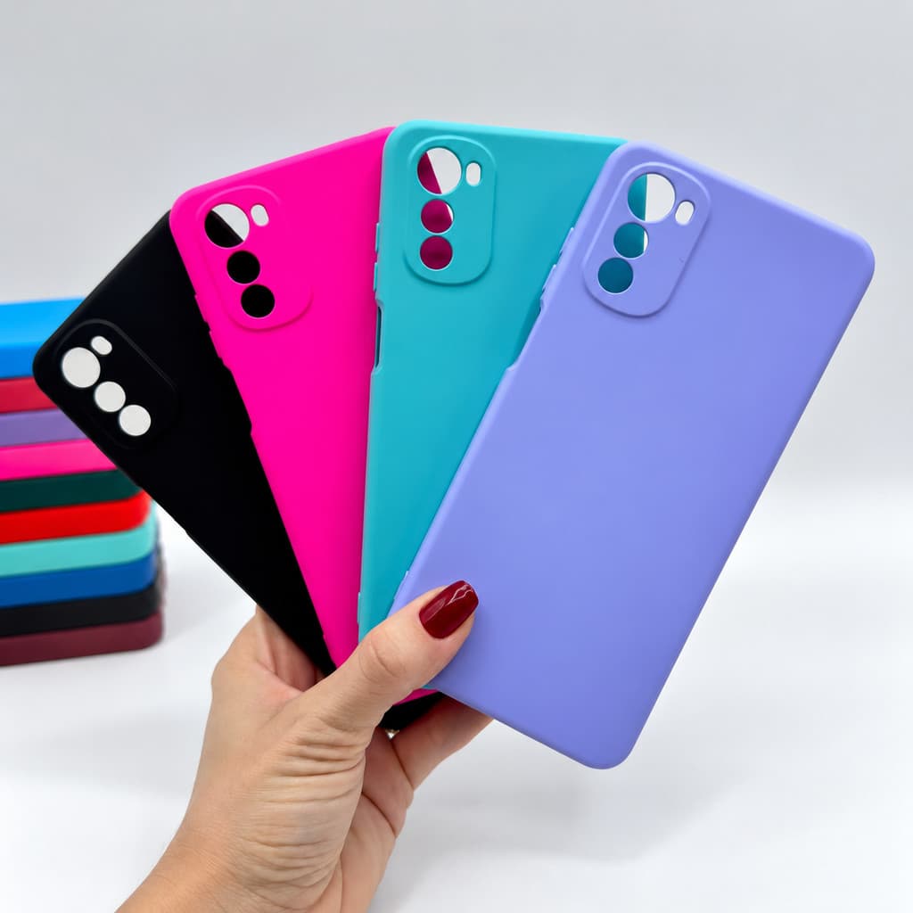 Capa Para Motorola Moto G52 / G82  Silicone Aveludada Capinha de Celular