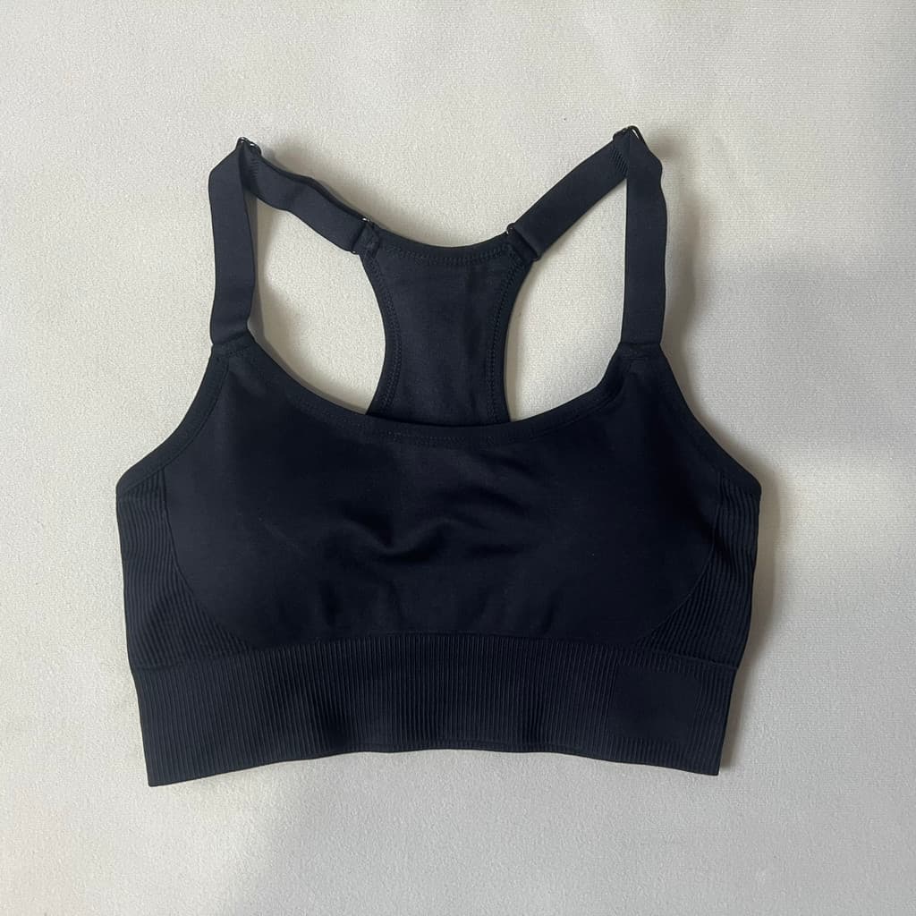 Top fitness academia Top costas cruzadas Sutiã esportivo feminino Roupa interior esportiva feminina confortável sem fio