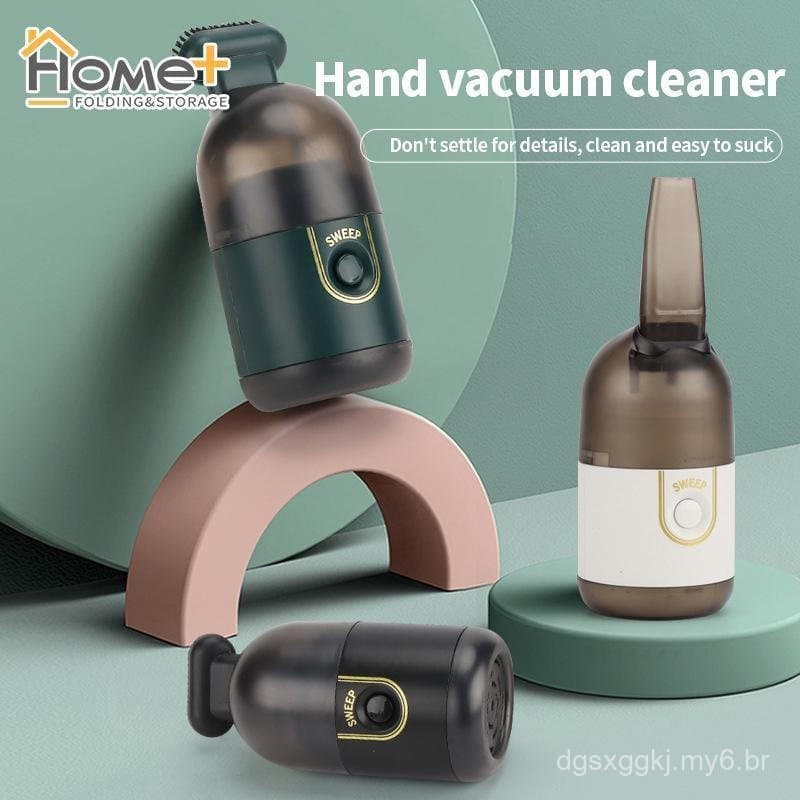 Aspirador de pó portátil (HOME+) Mini aspirador de pó recarregável (Remove poeira fina) Uso diário em casa e no escritór