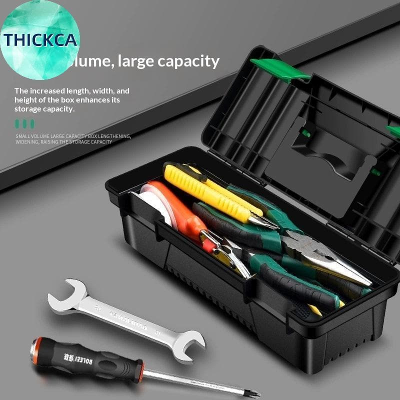 thickca 10 Polegada Caixa De Ferramentas Plástico Caso De Armazenamento Para Carpintaria Reparos Elétricos Ferramenta Po