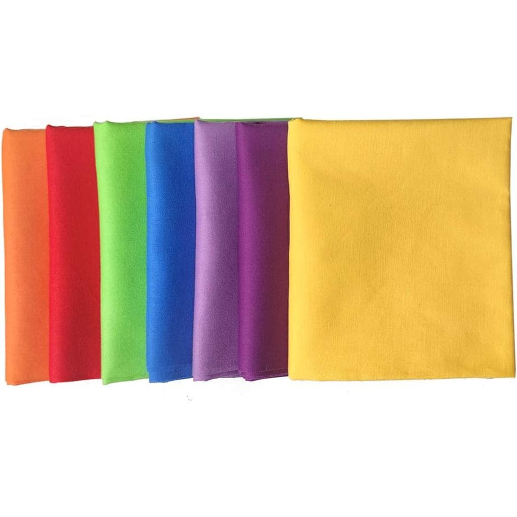 Tecido para Quilting Misscrafts, 7 Peças de Quadrados para Patchwork, 100% Algodão, Pacote de Tecido para Artesanato, Fa