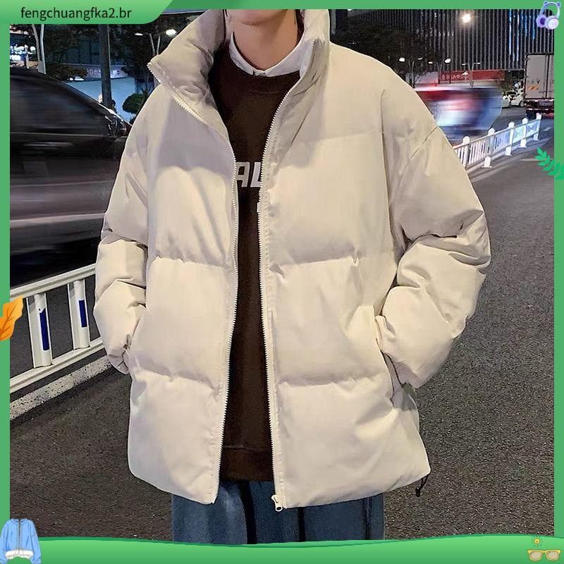 Jaqueta acolchoada jaqueta de inverno masculina feminina quente na moda jaqueta acolchoada bonita acolch