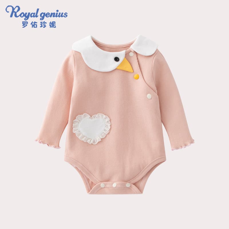Bebê de uma peça roupas do bebê da menina do bebê puro algodão roupas do bebê recém-nascido de uma peça versão coreana r