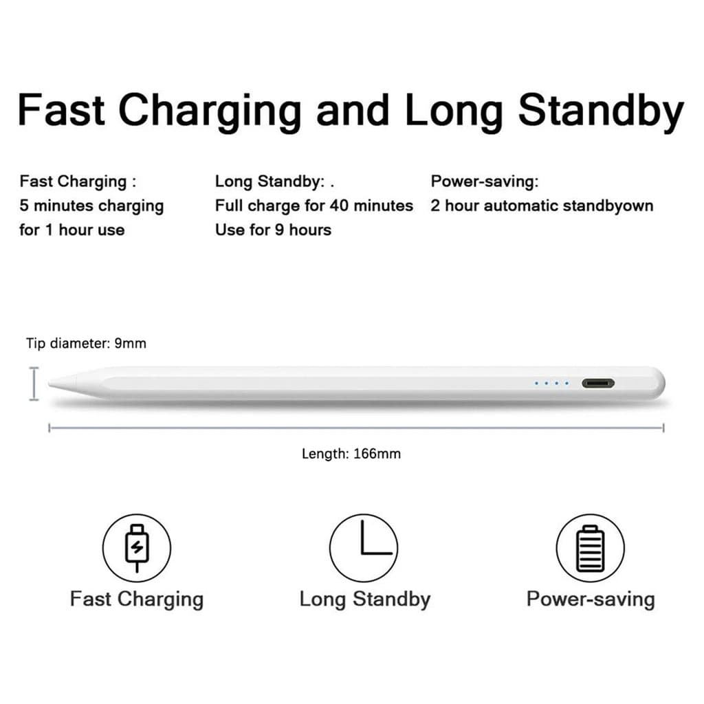 Caneta Stylus Universal Para Android/iOS-Lápis Capacitivo Tablet Com Tela De Toque De 5 CoresCOD