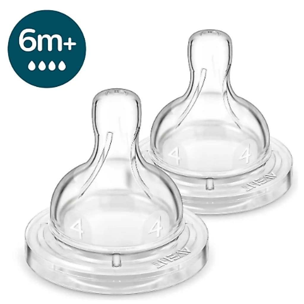 Kit Bico Mamadeira Bebe Philips Avent 6+ Duas Unidades