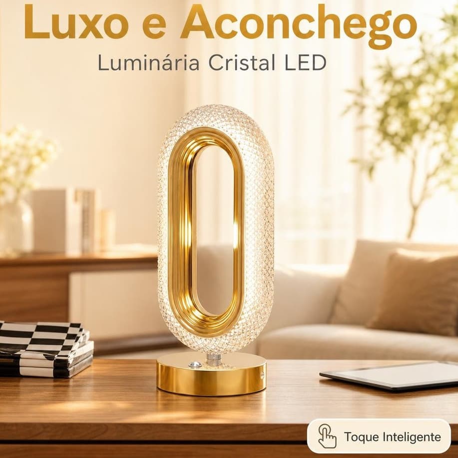 1/2/3 Pcs Luminária Mesa Escrevaninha Cristal Acrílico LED Cabeceira Quarto Infantil
