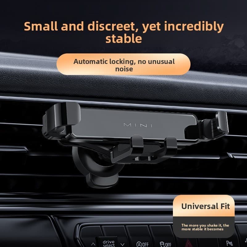 [YZ-Tech] Suporte para carro Saída de ar Gravidade Carro Celular Navegação para carro Suporte para celular Suporte retrá