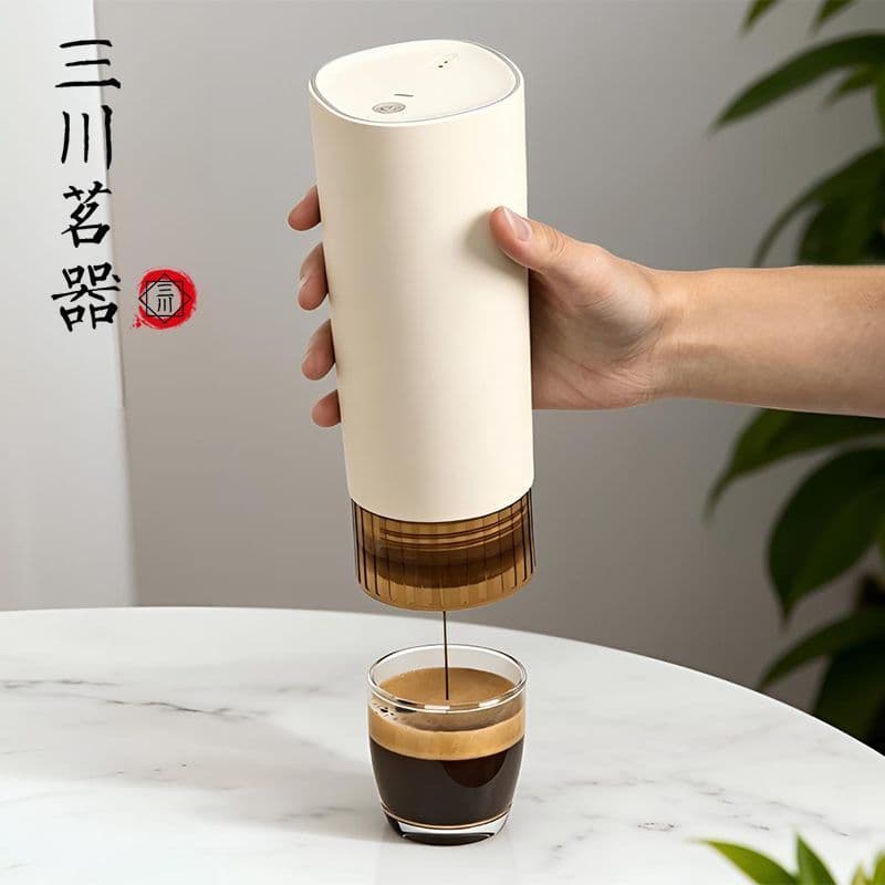 Máquina de café portátil máquina de café expresso cápsula sem fio locomotiva de café extração elétrica cafeteira espress