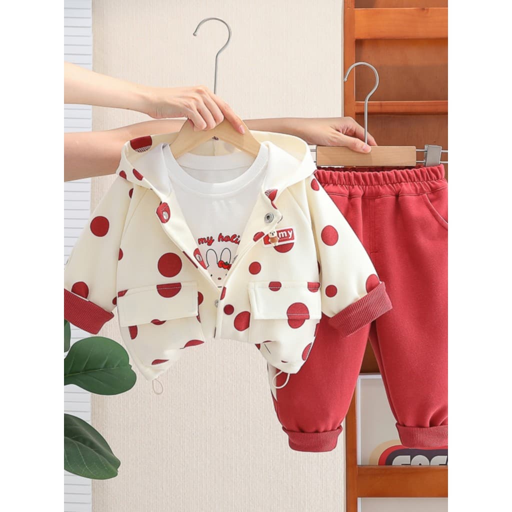 Roupas de bebê primavera outono menina estilo ocidental jaqueta bonito Split terno um ano de idade bebê menina primavera