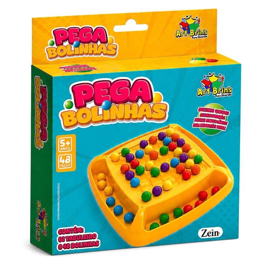 Pega Bolinhas Brinquedo Tabuleiro Jogo De Mesa Raciocínio Lógico Diversão Em Familia