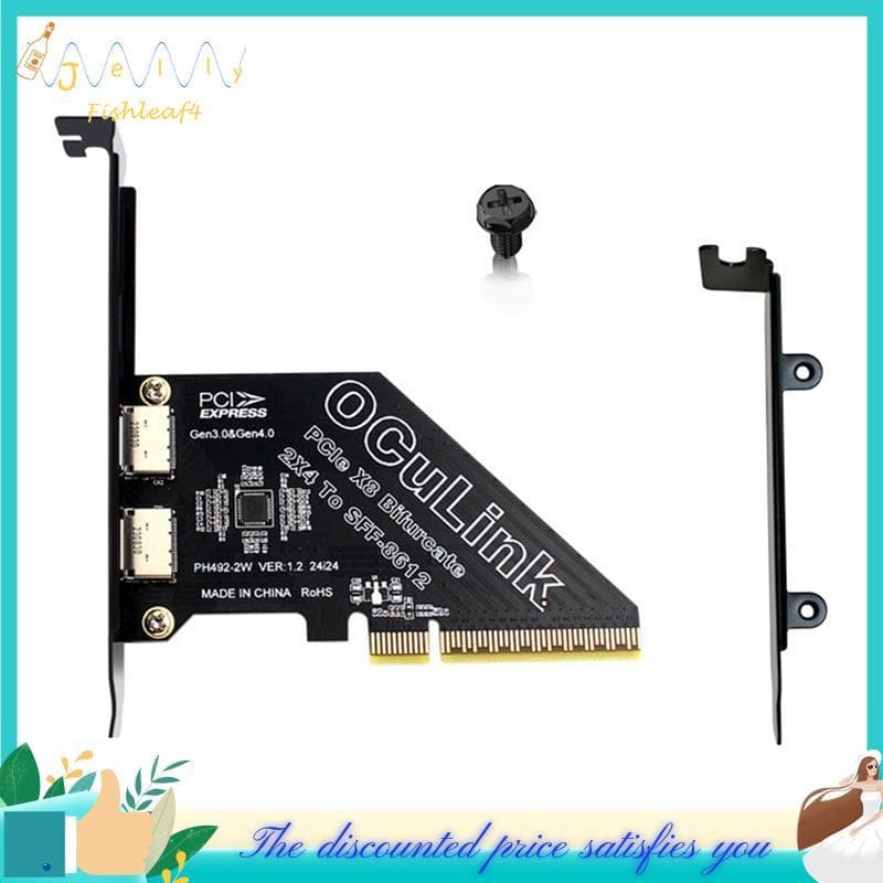 X8 Placa De Expansão Oculink Para SFF-8639 U . 2 SSD Gráfica Externa Win/Linux
