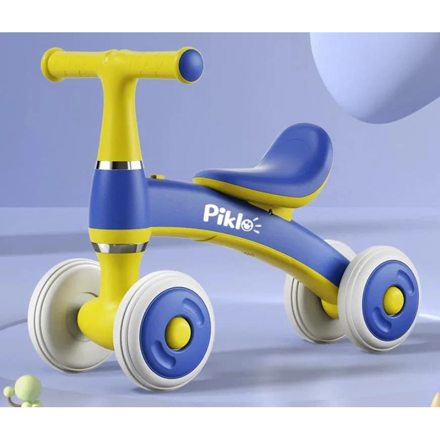 Bicicleta Equilibrio Infantil Bebê Andador Sem Pedal Piklo Azul