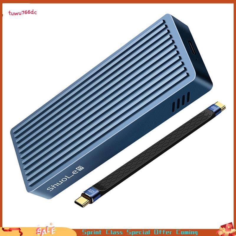 [Entrega Rápida BR] Para 3/4 USB-Cm . Gabinete SSD De 2 NVME-Caixa De Unidade Externa 4.0 De 40 Gbps Suporta 2280/60/42/