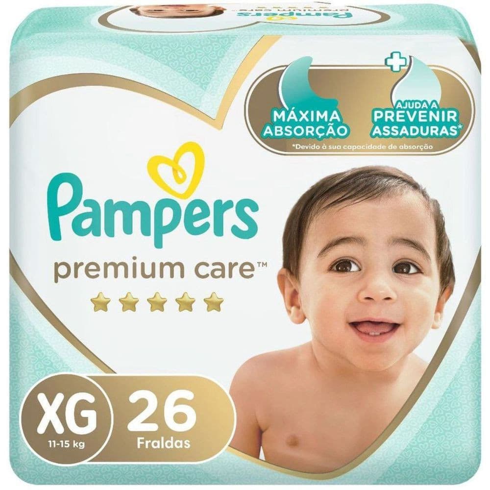 Fralda Premium Care XG 26 Unidades Pampers