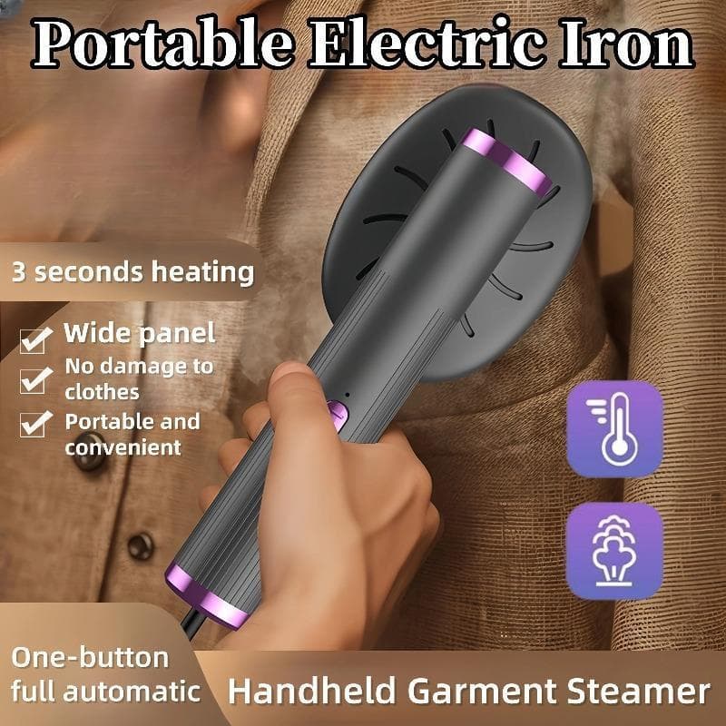 Ferro A Vapor Portátil USB Mini Para Roupas Aquecimento Rápido Viagem Vestuário Tecido Imprensa Máquina Com Alça heqoibr