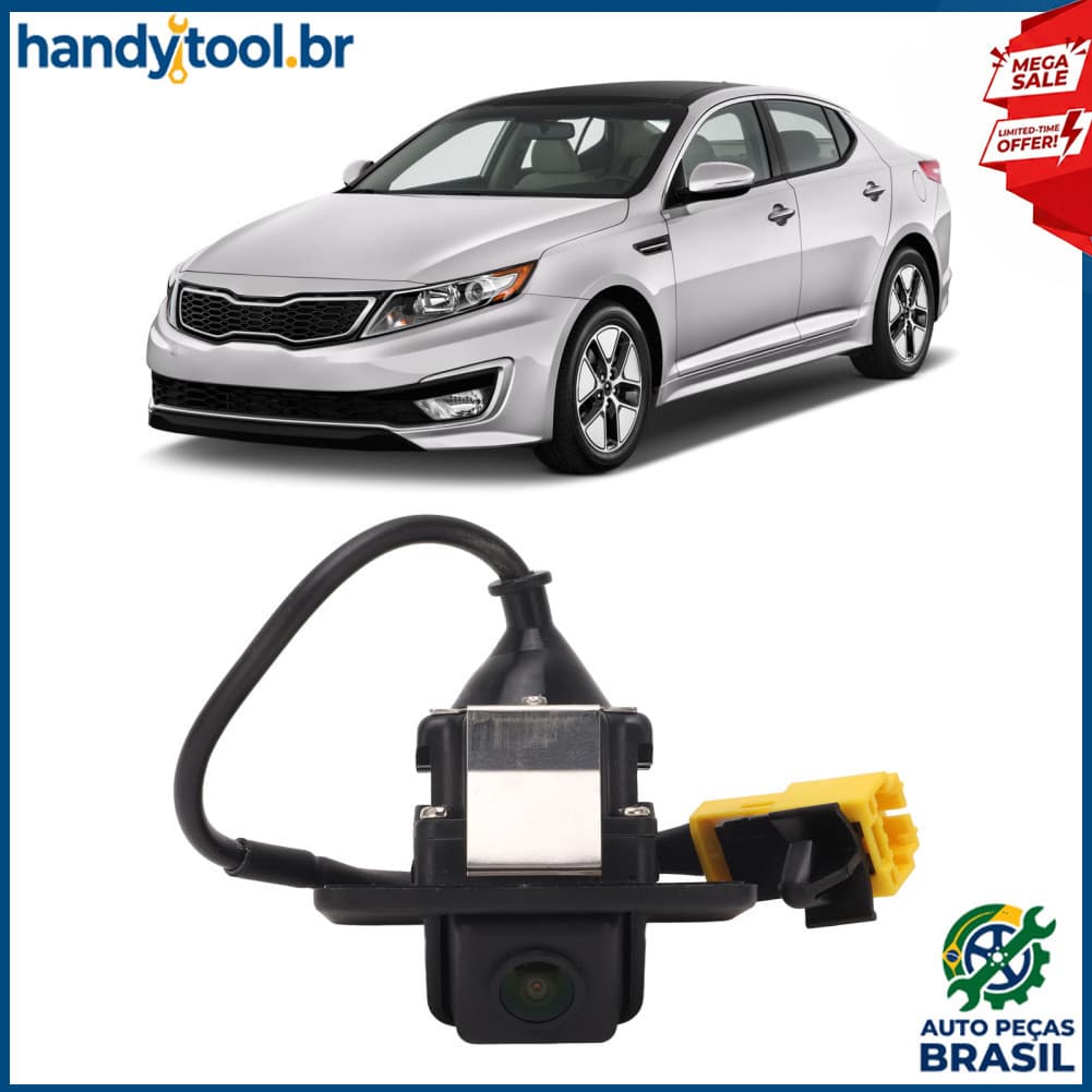 Handytool.br Câmera de backup para carro 95760 2T101 Substituição de estacionamento com vista traseira para Kia Optima