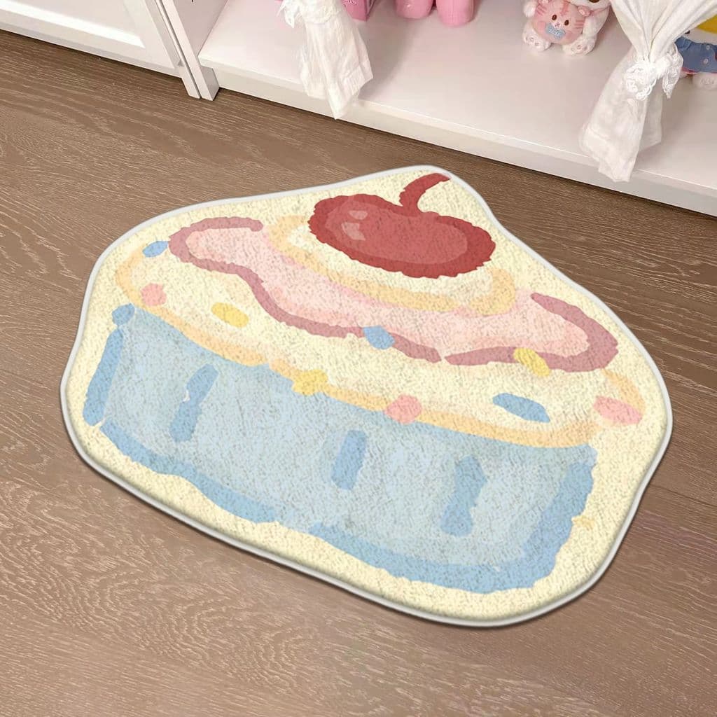[Novo produto] imitação de caxemira tapete sala de estar quarto antiderrapante tapete dos desenhos animados cobertor de 
