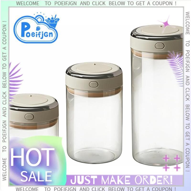 1 Conjunto De Recipiente De Vácuo Hermético Com Clique Para Armazenar Grãos De Café , Açúcar , Chá , Leite Em Pó E Alime