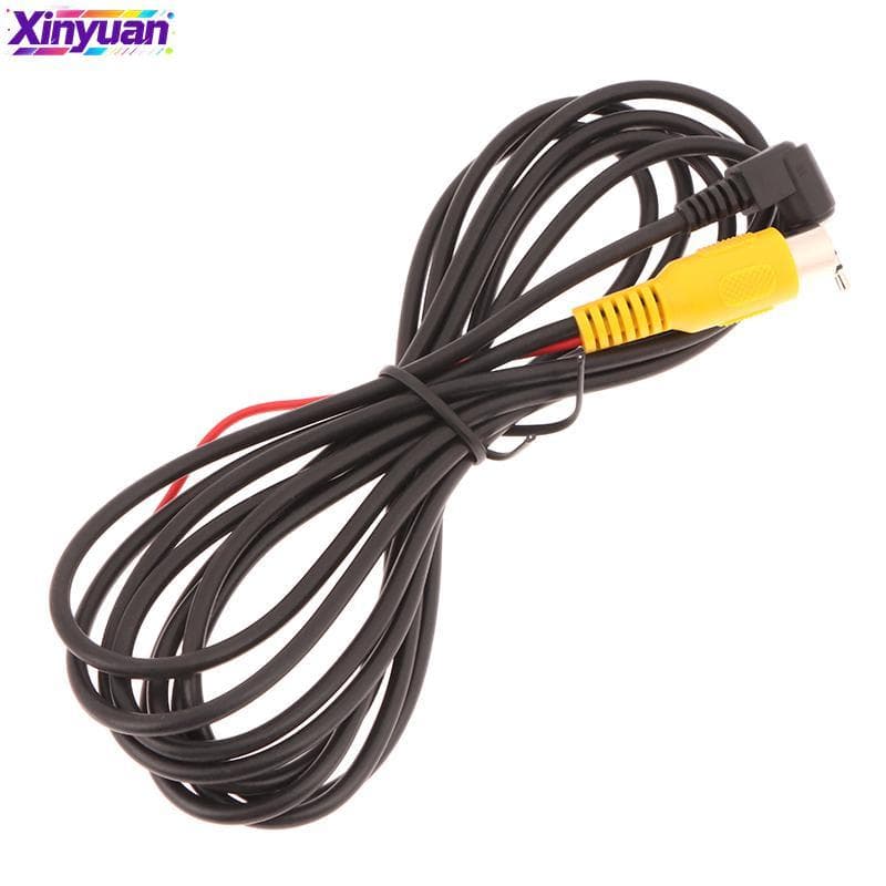 xiny 1Pc Cabo De Vídeo Para Navegador GPS RCA 2.5mm AV Conversor Visão Traseira Do Carro Câmera Estacionamento Reversa D