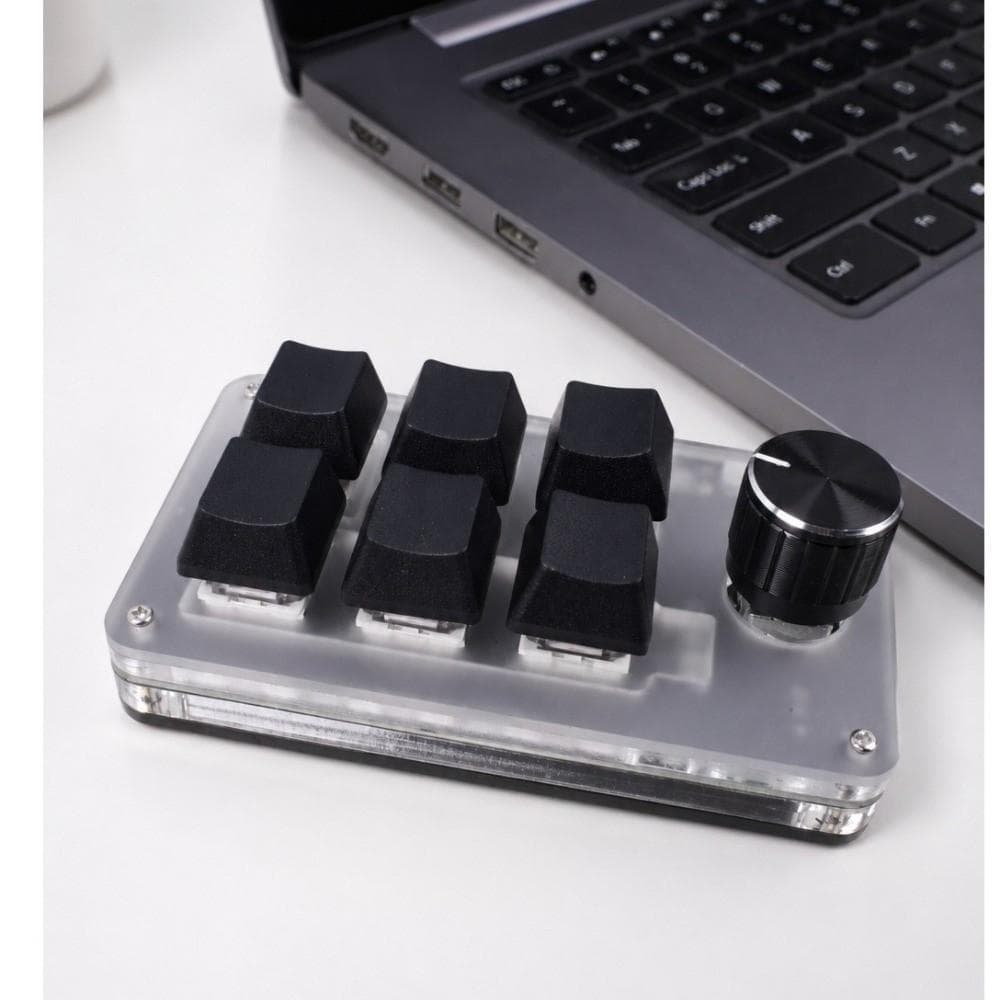 Teclados Para Jogos , Mini Teclado De Programação Personalizado Hot Swap , Mecânico De 6 Teclas Com Fio USB De 1 Botão