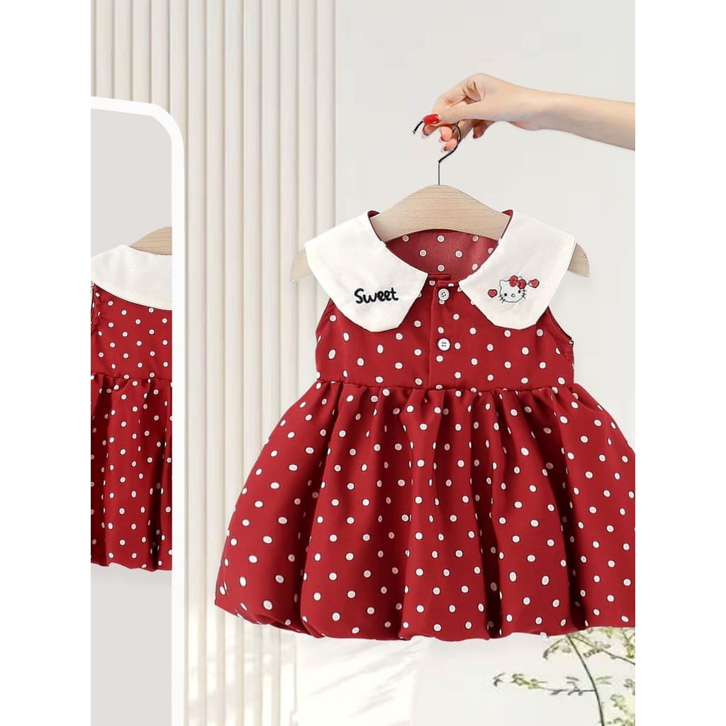Crianças roupas de verão vestido feminino bebê moda sem mangas colete vestido menina bebê vestido de princesa vestido de
