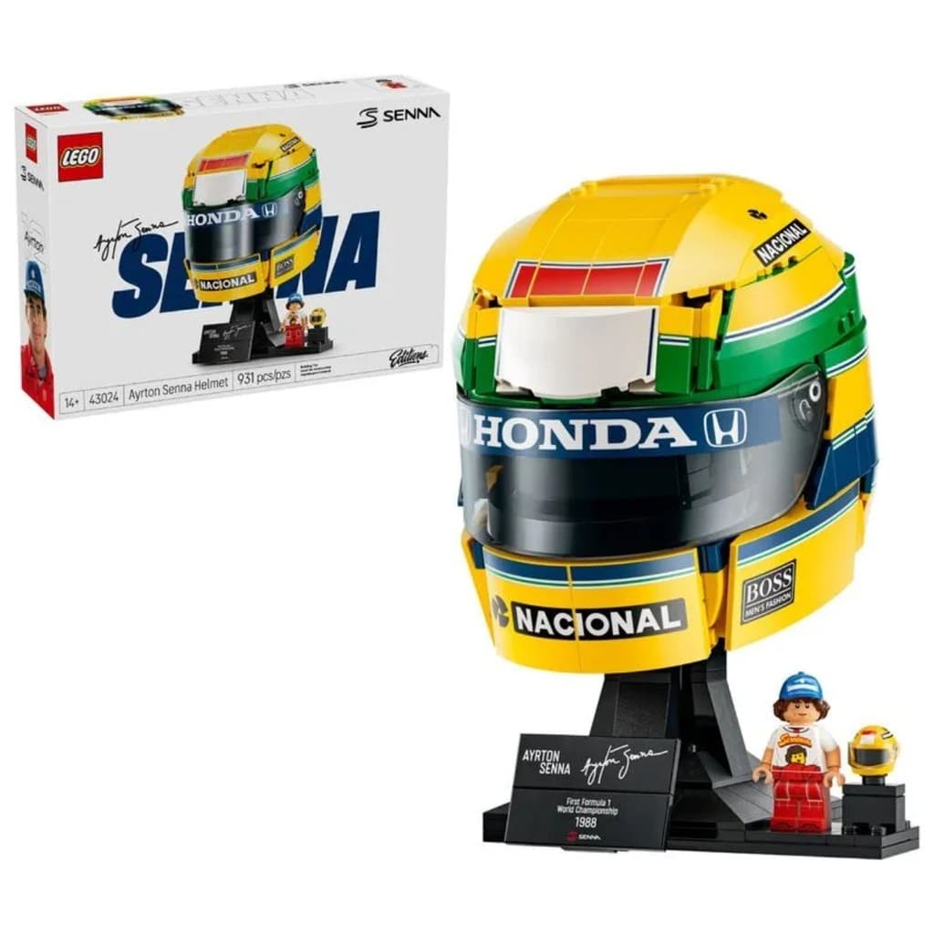 Lego Editions Capacete Do Ayrton Senna 931 Peças 43024 Blocos de Montar