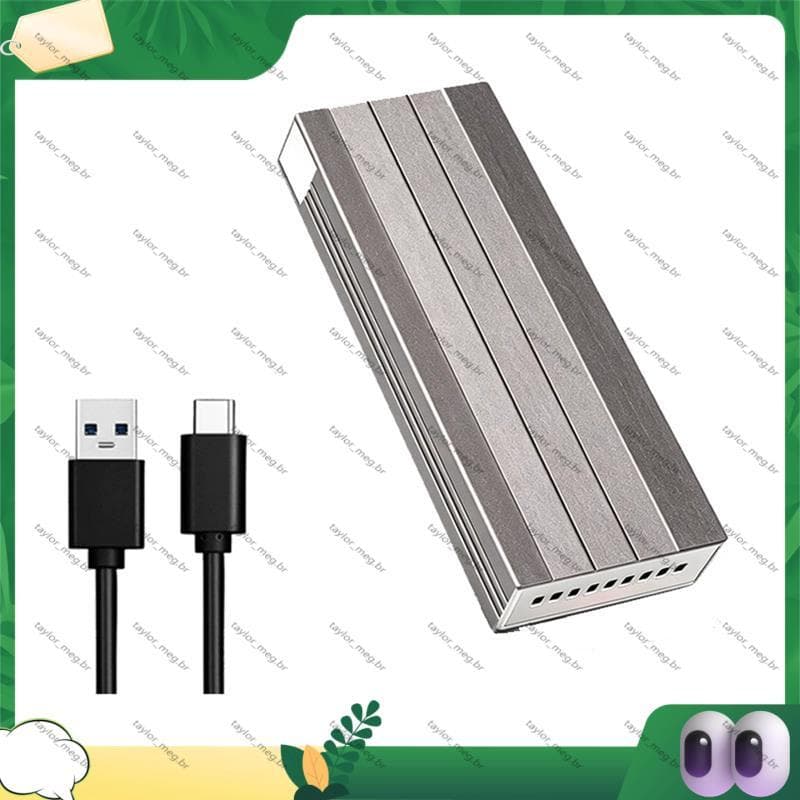 [Venda Quente T] M2 SSD Case SATA Para USB3.1 Adaptador De Gabinete USB 3.2 Gen2 C Externo PC