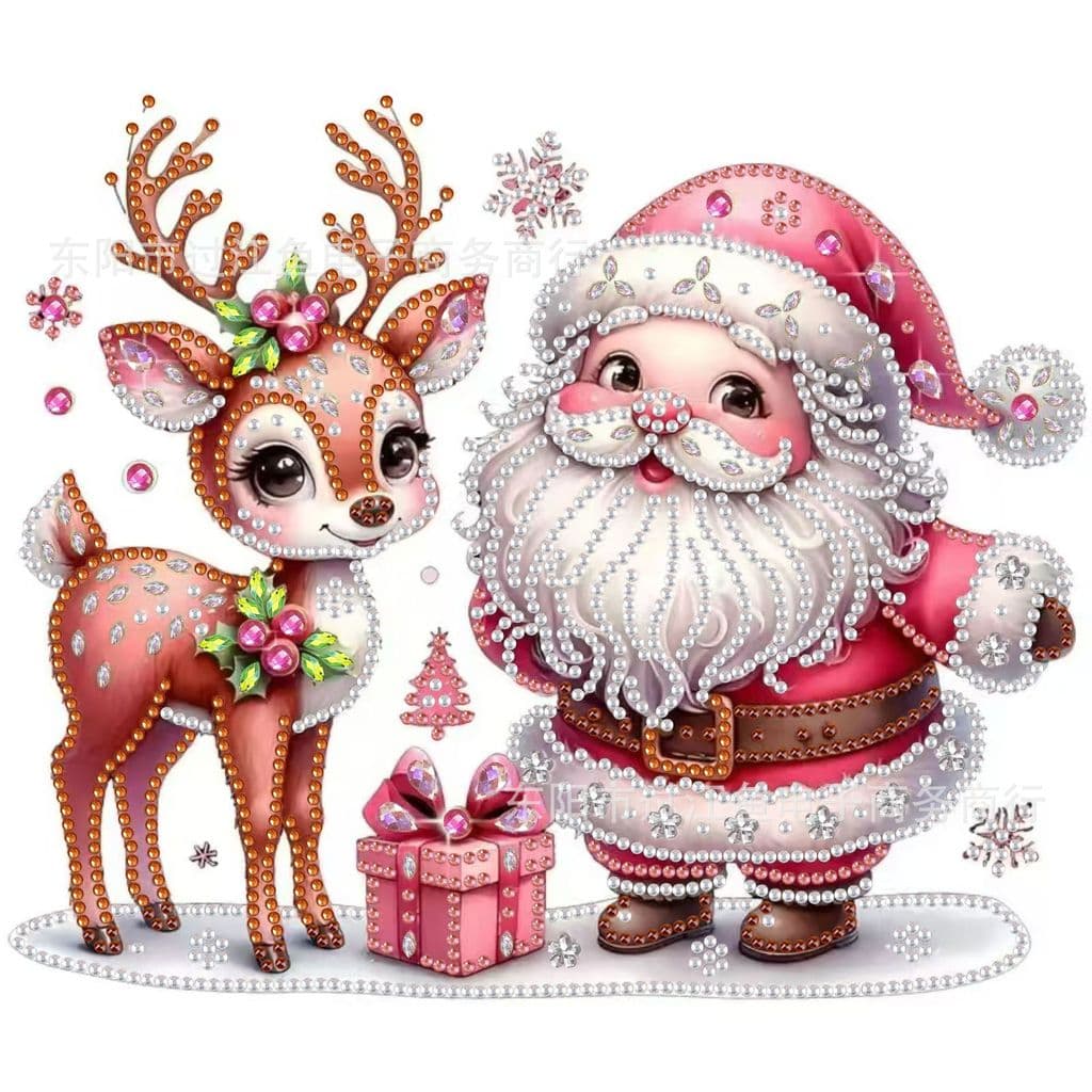 Natal diamante adesivos ano novo estrangeiro pronto estoque Cross-Border venda quente 5D artesanal diy alvenaria pintura