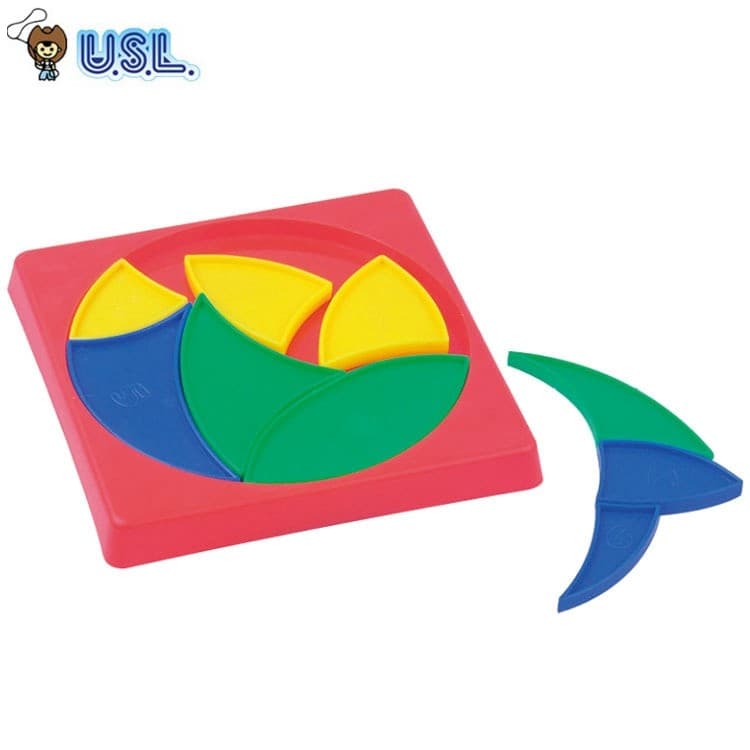Taiwan Yousile USL melancia auxiliares educativos Tangram quebra-cabeça crianças brinquedos educativos jardim de infânci