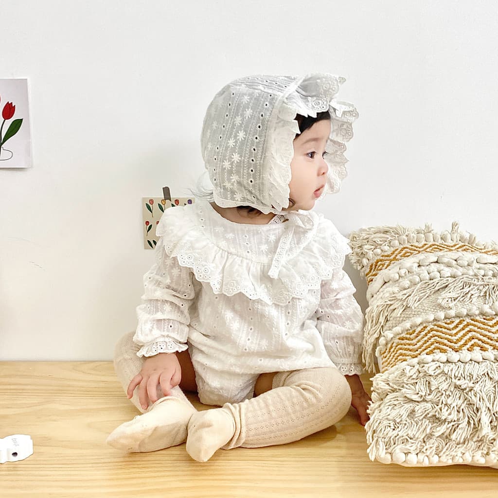 Bebê bebê outono roupas branco puro roupas recém-nascidos versão coreana lolita bebê menina macacão primavera outono mac