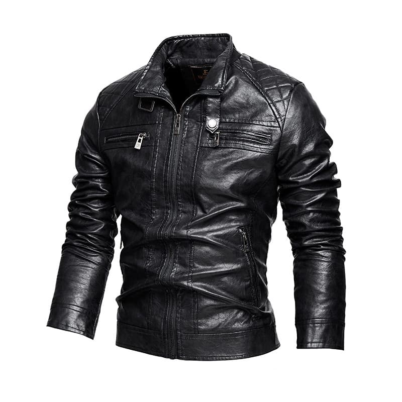 2025 Novo Estilo Jaqueta De Couro Masculina Primavera Outono Estilo Jaqueta De Couro Lavado Jaqueta Masculina Outono Inv