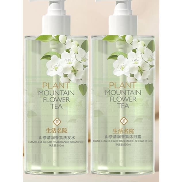 Camélia shampoo fragrância duradoura esfoliante Anti-caspa fofo controle de óleo hidratante fragrância shampoo conjunto 