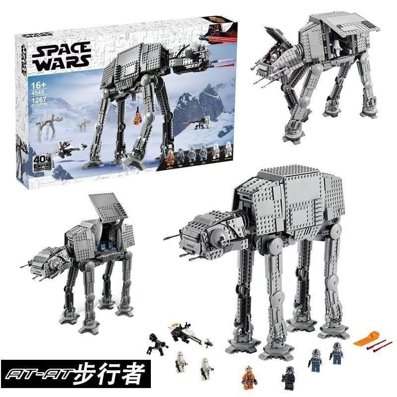 1267 peças compatíveis com Lego Star Wars, robô blindado, máquina de andar, quebra-cabeça para meninos, blocos de montar