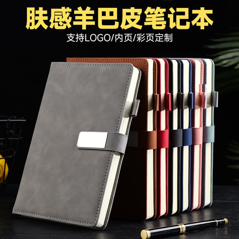 Fivela Notebook A5 Grosso Notebook Manual Bloco de Notas Conjunto de Caixa de Presente Empresarial