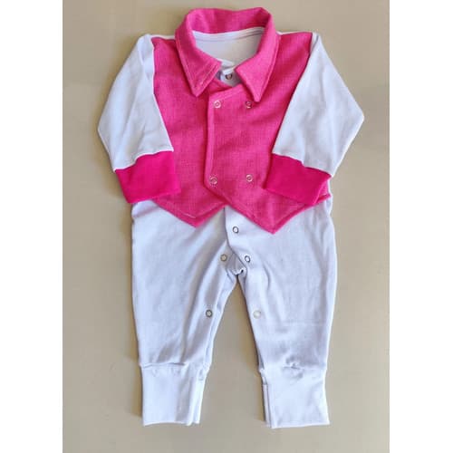 Macacão De Bebê Menina 3 A 6 Meses Roupa Bebe Menina Colete Branco M
