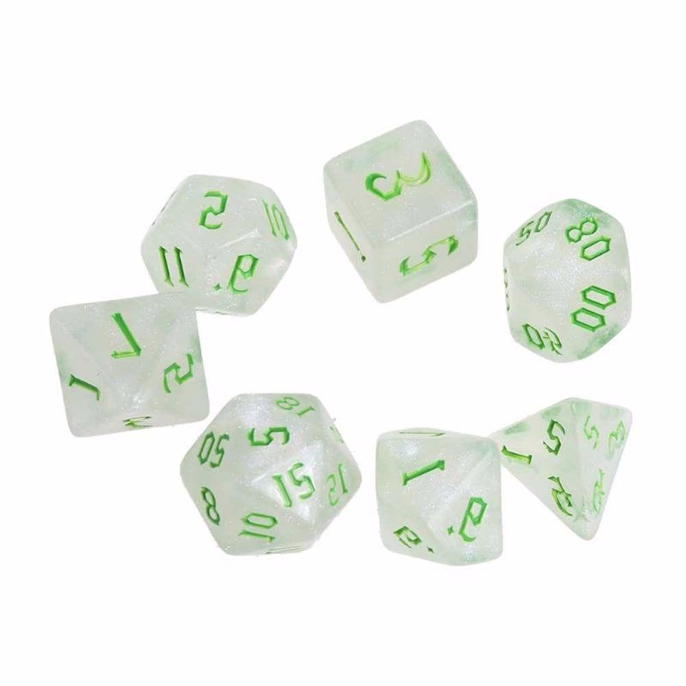 Dados Poliédricos 7 Pçs/set Jogando Jogos De Tabuleiro Jogo De Mesa Festa Em Família Brinquedos De Resina