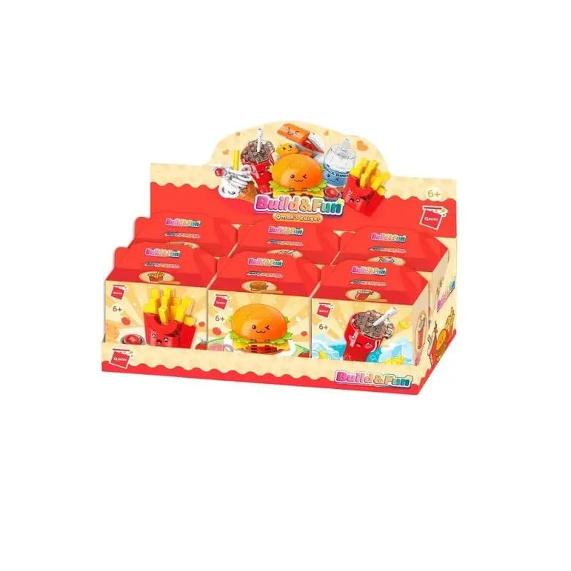 Bloco de Montar\ Lego de Fast Food Fofinhos - Sortido