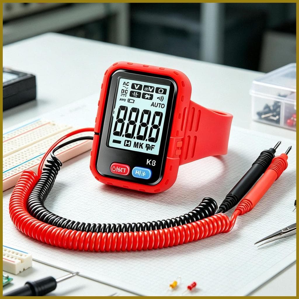 Multímetro Testador Digital Inteligente Luz De Fundo Elétrica Pulseira Tensão Atual Teste Multímetros Para Fuanbr