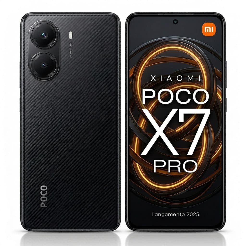 Smartphone Xiaomi POCO X7 Pro 512GB 5G Tela AMOLED 120Hz NFC Bateria 6000mAh