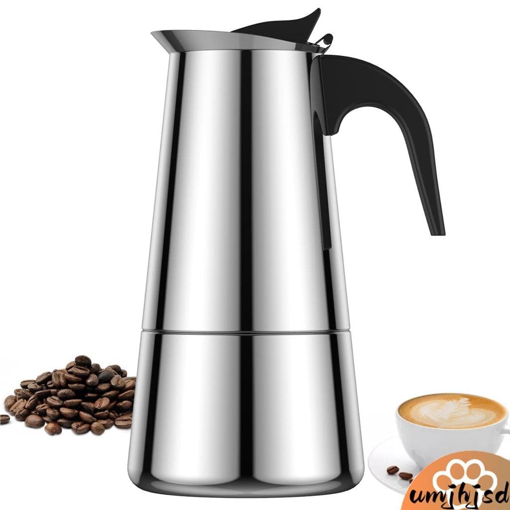 Máquina De Café Expresso Por Indução , Fogão De Aço Inoxidável , Cafeteira Moka Para Fogões De SHOPSKC8350